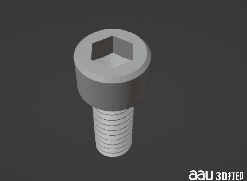 內(nèi)六邊形螺絲stl模型