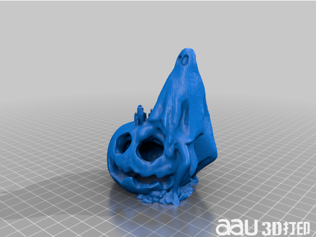 萬圣節南瓜鬼魂stl模型