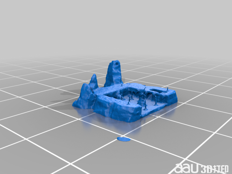 矮人堡大廳STL模型