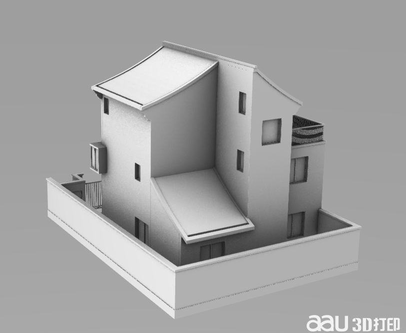 三層小別墅STL模型