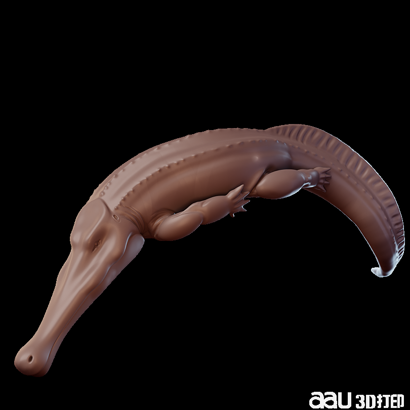 鱷魚朊子STL模型