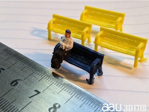 公園長凳STL3D模型