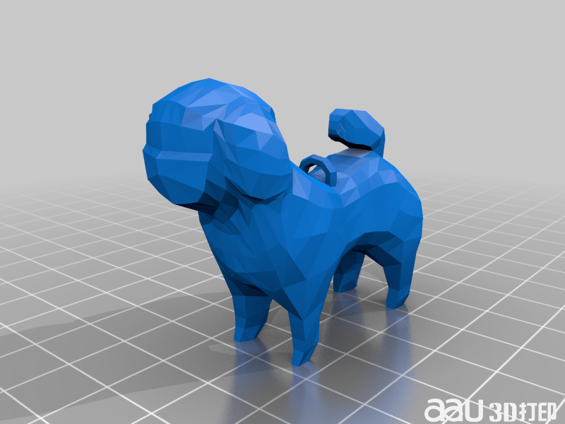 西施犬飾品STL模型