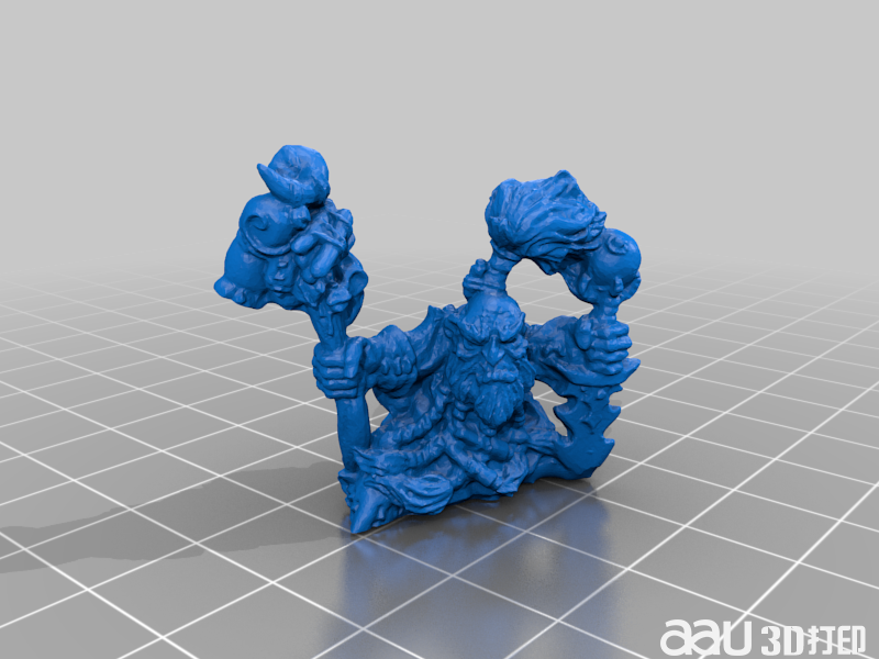 Tir-Na-Bor的神秘主義者STL模型