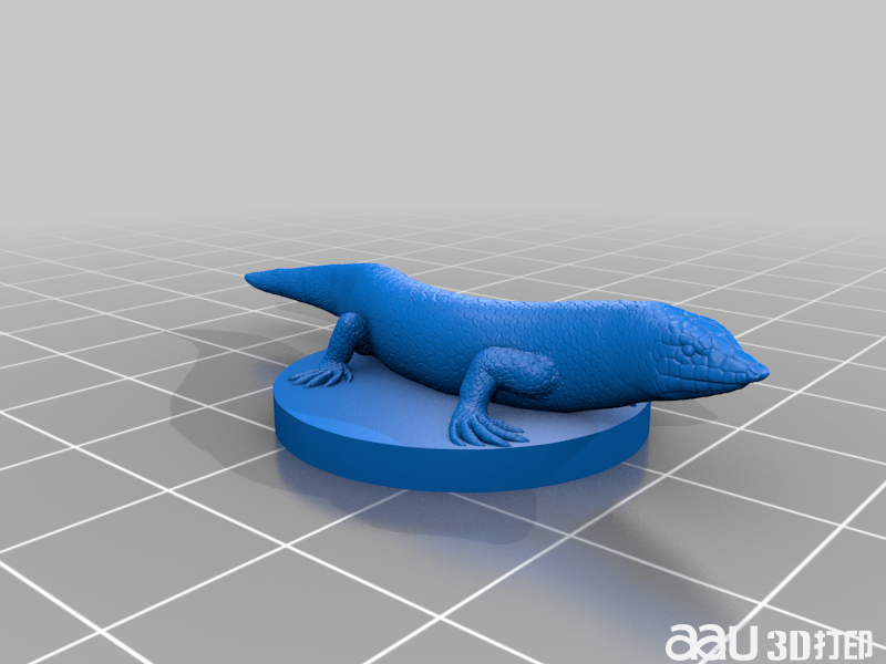 沙魚石龍STL模型