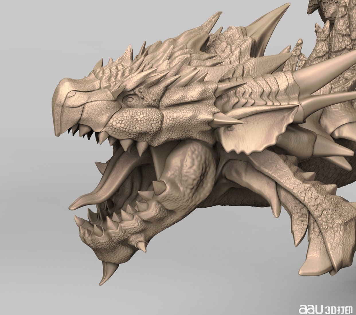 怪物獵人-龍STL模型