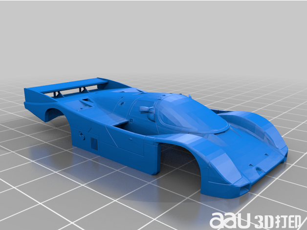 保時捷962HO槽式車身stl模型