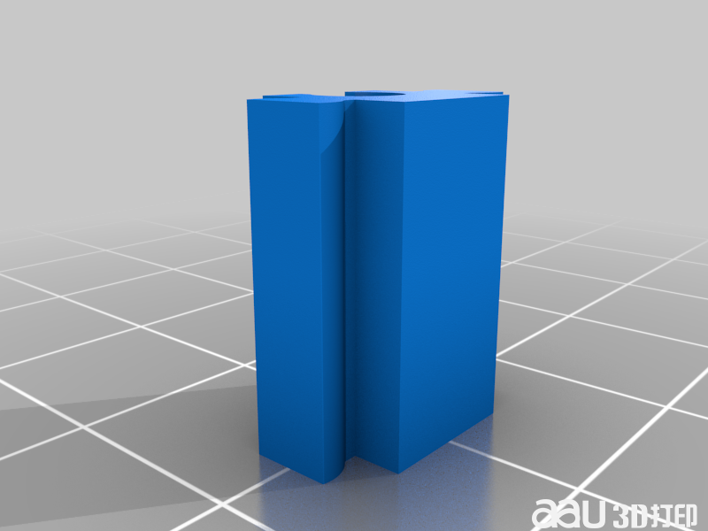 帶孔和適配器STL3D模型