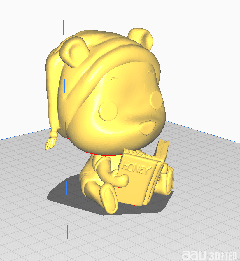 小熊維尼PopUP公仔STL模型