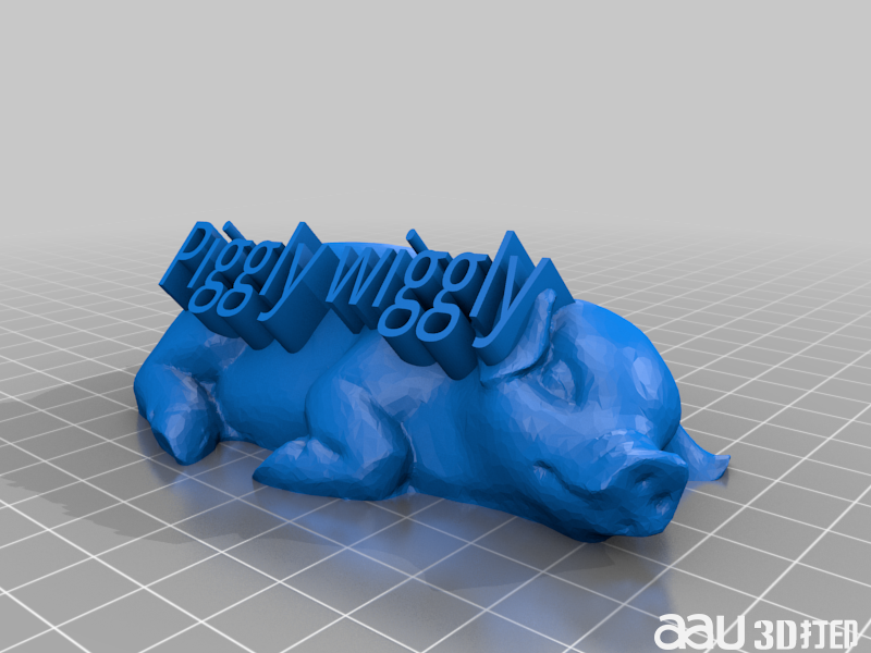 小豬擺動(dòng)鎮(zhèn)紙STL模型