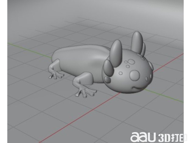 鉸接式蠑螈stl模型