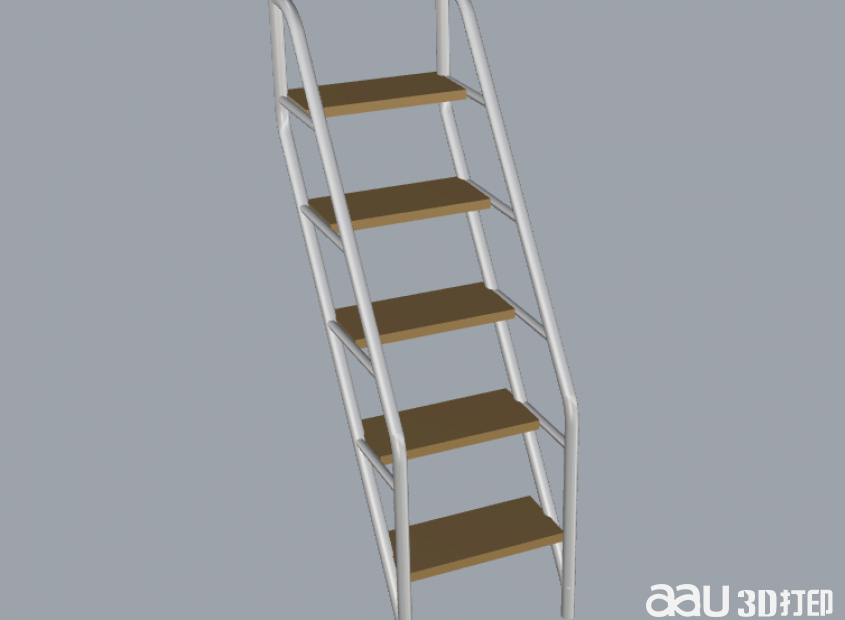 飛橋臺階stl模型