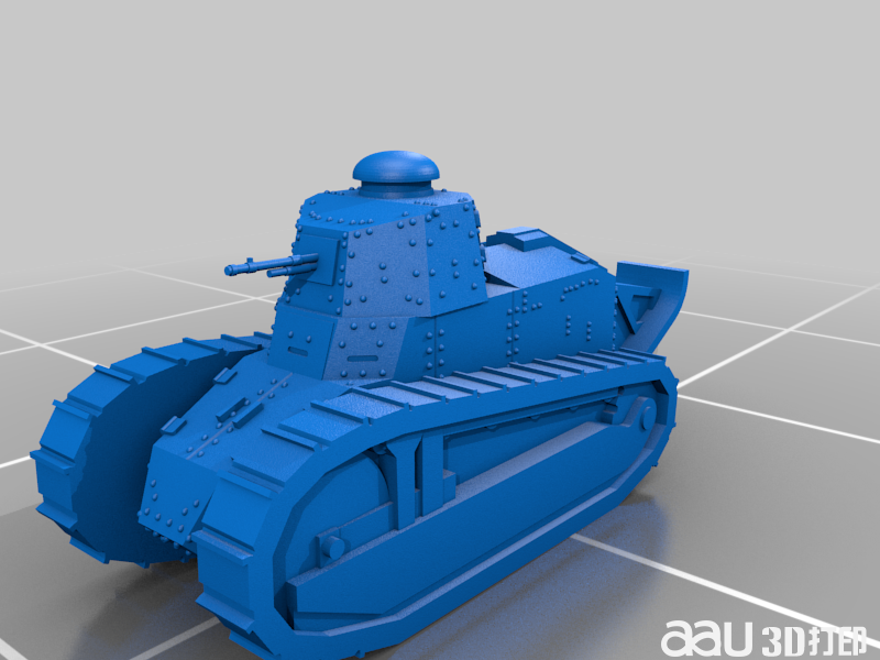 雷諾FT坦克STL模型