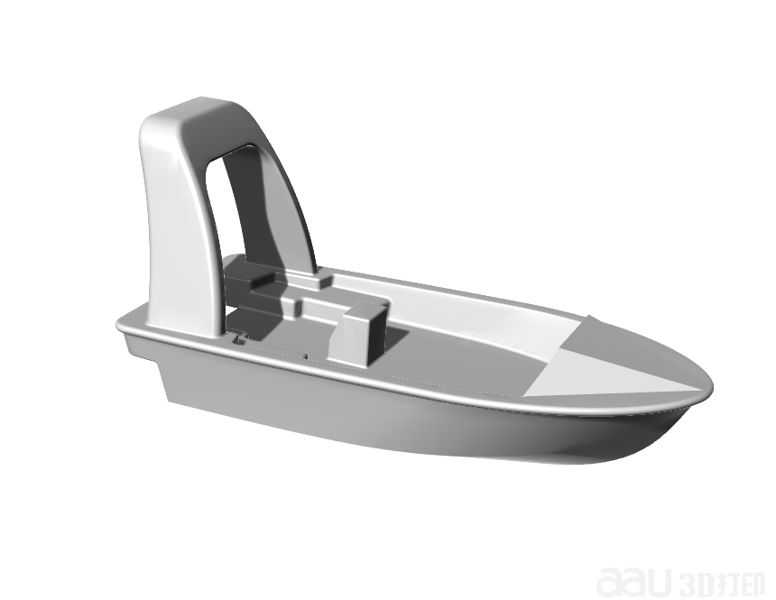 半剖式救生艇STL模型