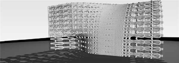 新的SCRIM 混凝土3D打印使用網格來生產輕質結構 新的SCRIM 混凝土3D打印使用網格來生產輕質結構